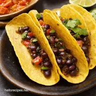 Fiesta Black Bean Tacos Ready in Under 40 Minutes