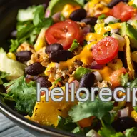 Fiesta Taco Salad Recipe: Crowd-Pleasing & Easy!