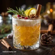 Thanksgiving Cocktails: The Easy Batch Bourbon Fireside Fizz