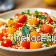 My Wholesome Fresh Quinoa Salad: Zesty Lemon Delight for Summer Bliss