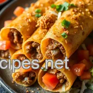 My Grandmother's Fry Beef Flautas - Crispy & Flavorful: An Ultimate Comfort Food
