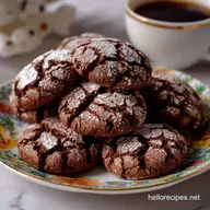 Crinkle Cookies: Best Fudgy Chocolate Recipe