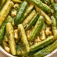 Garlic Dill Pickles in 20 Minutes