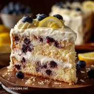 The Glorious Lemon Blueberry Cake Recipe with Zesty Buttercream