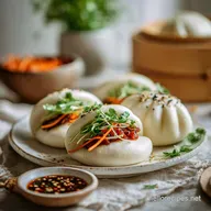 Gluten-Free Bao Buns Recipe for 10 Buns