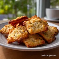 Gluten Free Parmesan Crackers: Shatteringly Crisp