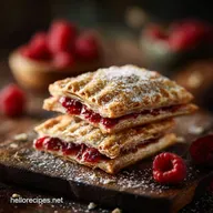Gluten Free Pop Tarts: Artisan Raspberry Tarts with Flaky Pastry