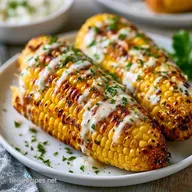 Grilled Mexican Street Corn: Creamy