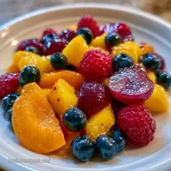 Healthy Apricot Fruit Salad in 15 Minutes