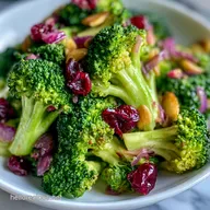 Healthy Broccoli Salad Side: Greek Yogurt Base