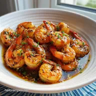 High Protein Honey Garlic Shrimp: Sticky Glaze