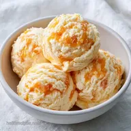 Apricot Ice Cream for 4 Servings