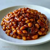 Homemade BBQ Baked Beans with Bacon
