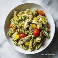 Pesto Pasta with Chicken Recipe for 4 Servings