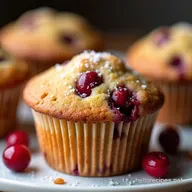 Moist Keto Cranberry Muffins Recipe Low Carb Festive