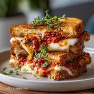 Lazy Chicken Parmesan Grilled Cheese in 23 Minutes