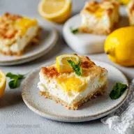 Lemon Cream Cheese Bars: Silky Filling with Buttery Crust