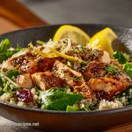 Mediterranean Bowl LemonHerb Chicken Power Bowl Ready in 40 Min