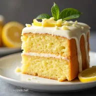 Cloud Nine Lemon Velvet Cake with Silky Glaze