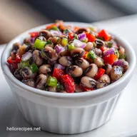 Marinated Black Eyed Pea Salad: Zesty and Crisp