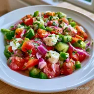 Mediterranean Feta Salad: Fresh and Crunchy