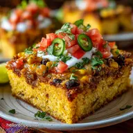 Mexican Cornbread i in 60 Minutes: A Golden Crispy Baked Dinner