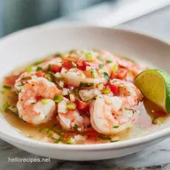 Mexican Shrimp Cocktail: Refreshing Seafood Appetizer for 4 Servings