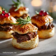 Mini Beef Wellington Bites Classic Puff Pastry Party Food