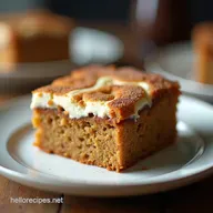 The Best Moist Spice Cake with Cream Cheese Ripple