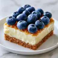 Lemon Blueberry Cream Cake for 12 Slices