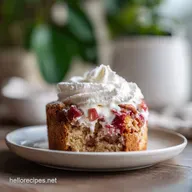 Omas Rhubarb Cake with Silky Custard for 12 Servings