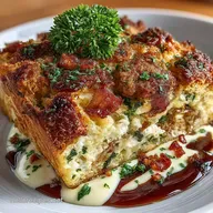 Easy Overnight Eggs Benedict Casserole Recipe Make Ahead Brunch
