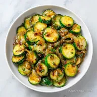 Pan Fried Zucchini with Yellow Onions