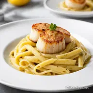 LemonGarlic Scallops Pasta Restaurant Quality at Home