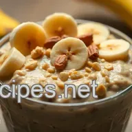 Peanut Butter Banana Overnight Oats: Elvis Approved!