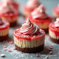Peppermint Patty Mini Cheesecakes Festive Holiday Bites