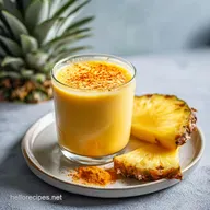 Pineapple Turmeric Smoothie Recipe in 3 Min