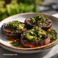 Portobello Steaks with Avocado Chimichurri Vegan: Smoky & Zesty