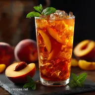 Peach Iced Tea: Restaurant-Quality Recipe with Homemade Syrup