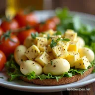 The Proper Ploughmans Egg Salad Creamy Tangy Recipe