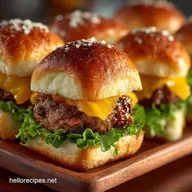 No Faff Proper PubStyle Cheeseburger Sliders Hawaiian Rolls