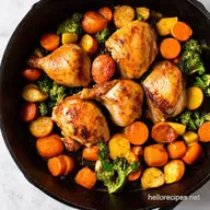 Quick Roasted Chicken Veggies Crispy One Pan Wonder