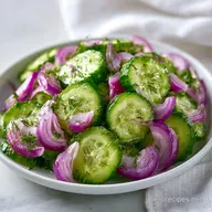 Quick Cucumber Onion Salad: Crisp and Zesty