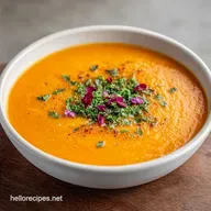 Quick Oven Roasted Veggie Soup for 4