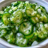 Pickled Cucumbers in 15 Minutes