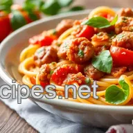 Easy & Flavorful Quick Sausage Pasta with Fresh Tomatoes: A 30-Minute Meal