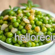 My Easy & Flavorful Quick Saut&eacute;ed Peas with Fresh Mint Flavor