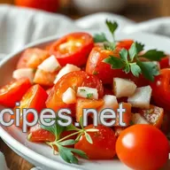 Easy Vibrant Quick Tomato Salad with Fresh Herbs: 10-Minute Delight!