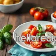 Delicious Quick Tomato Salad with Fresh Mozzarella: 10-Minute Wonder!