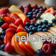 My Colorful Rainbow Fruit and Cheese Platter: A Delightful Sharing Experience